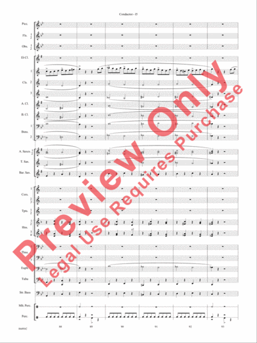The Typewriter Concert Band scores gallery preview page 18