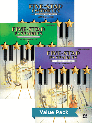 Book cover for Five-Star Ensembles 1-3 (Value Pack)