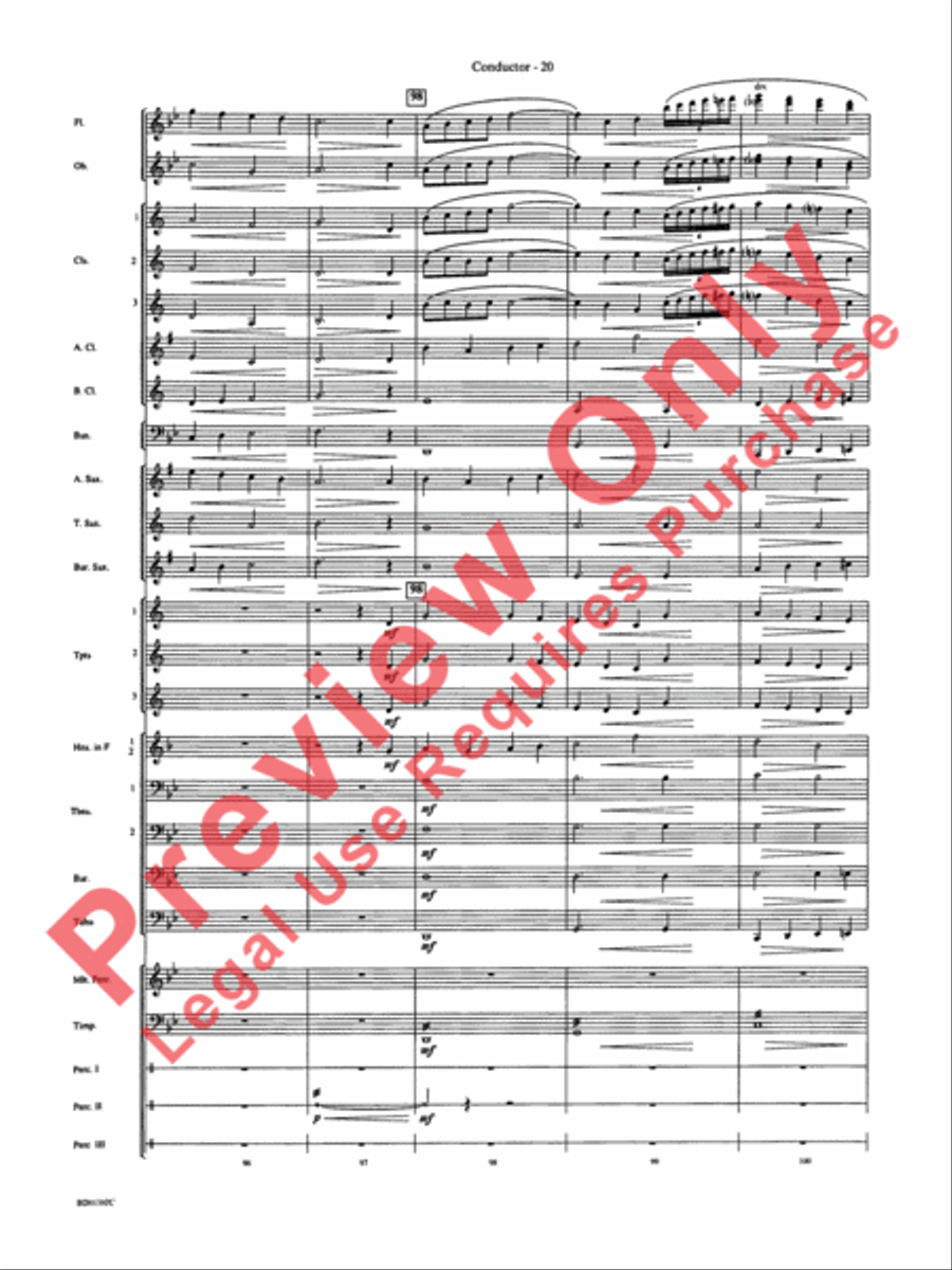 Into the Storm Concert Band scores gallery preview page 23
