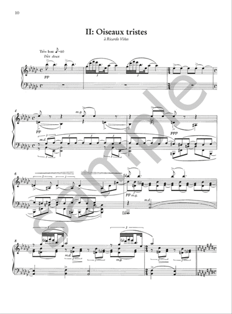 Miroirs for Piano Miroirs for Piano Piano scores gallery preview page 5