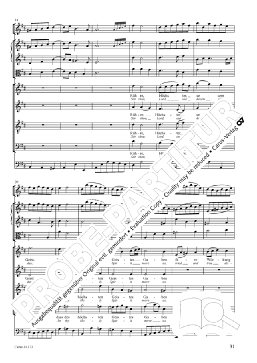 Exalted flesh and blood (Erhohtes Fleisch und Blut) 4-Part scores gallery preview page 31