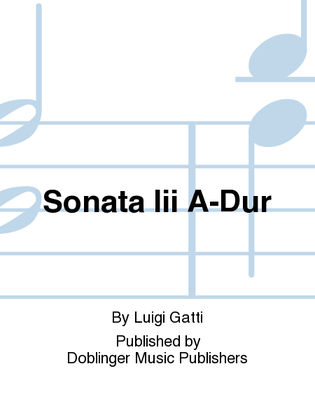 Sonata III A-Dur