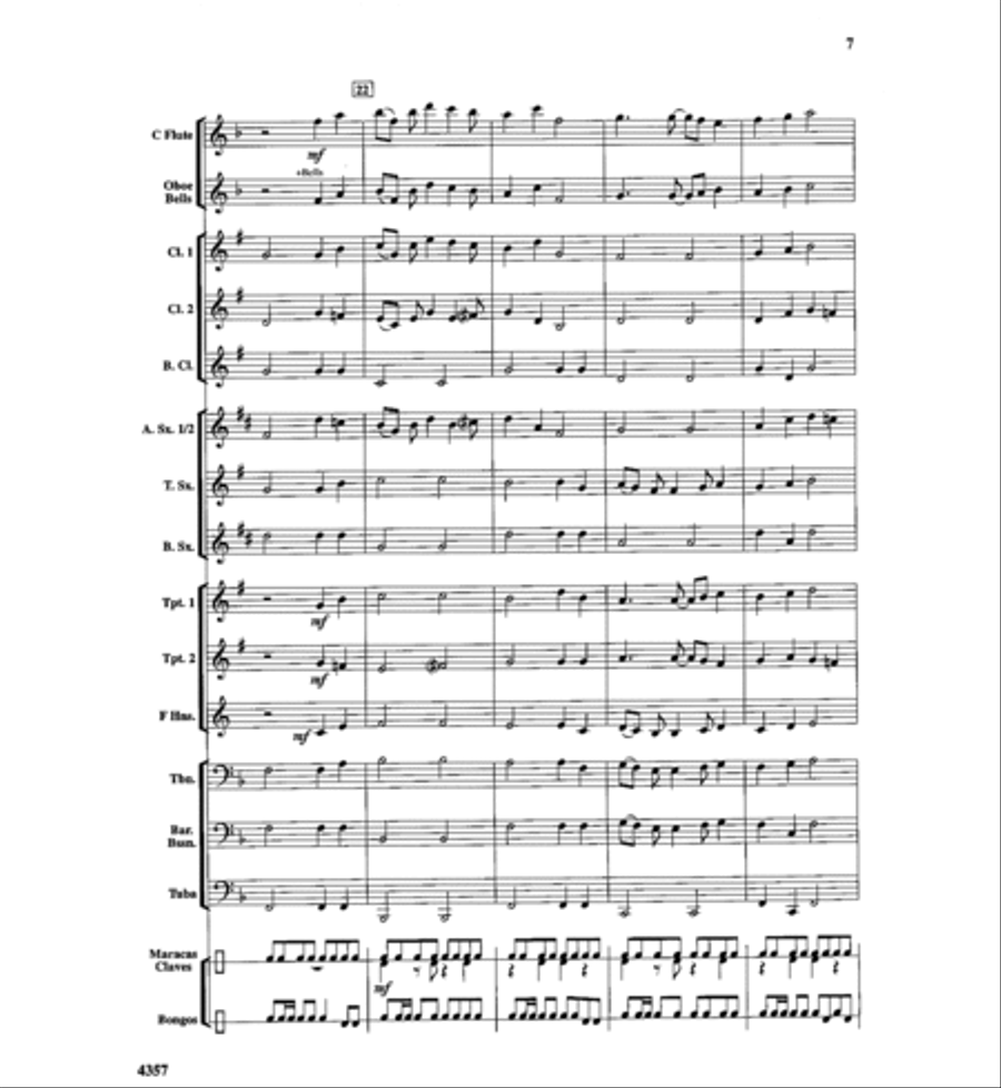 Calypso Bay Concert Band scores gallery preview page 6