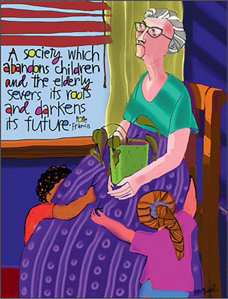 Children and the Elderly Poster