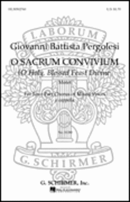 O Sacrum Convivium (O Holy Blessed Feast Divine) A Cappella