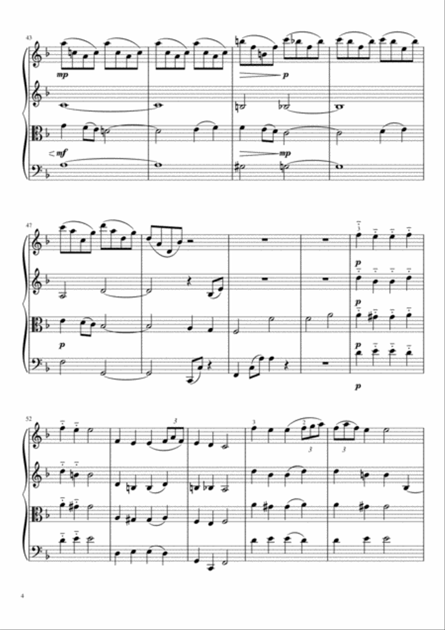 Reverie String Quartet scores gallery preview page 5