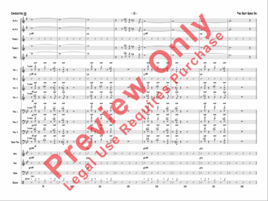 The Beat Goes On Jazz Ensemble scores gallery preview page 16
