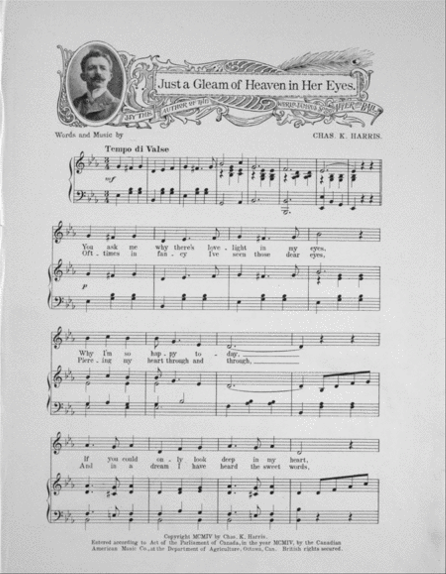 Just a Gleam of Heaven in Her Eyes Voice scores gallery preview page 2