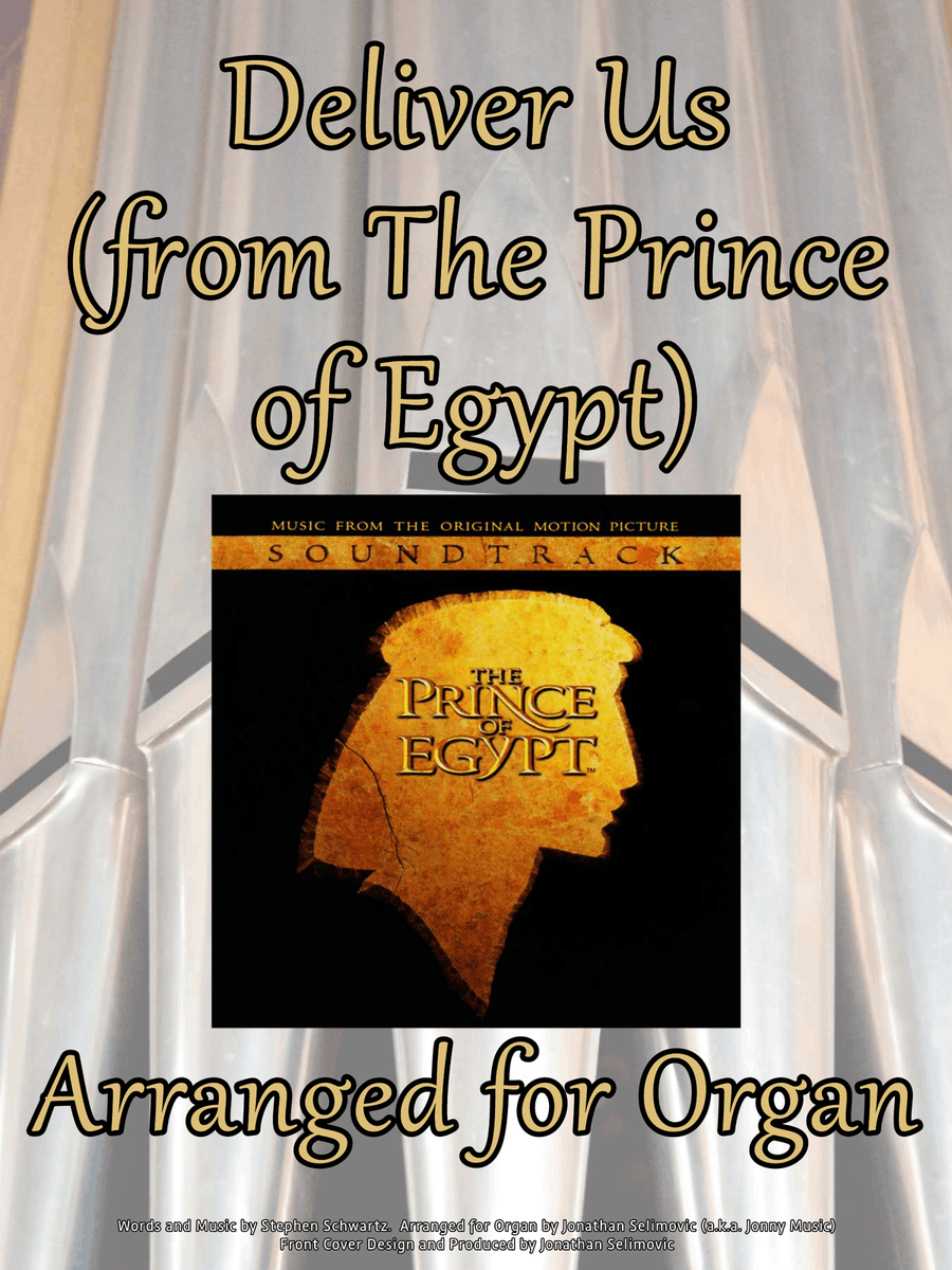 Deliver Us from THE PRINCE OF EGYPT Organ Solo scores gallery preview page 1