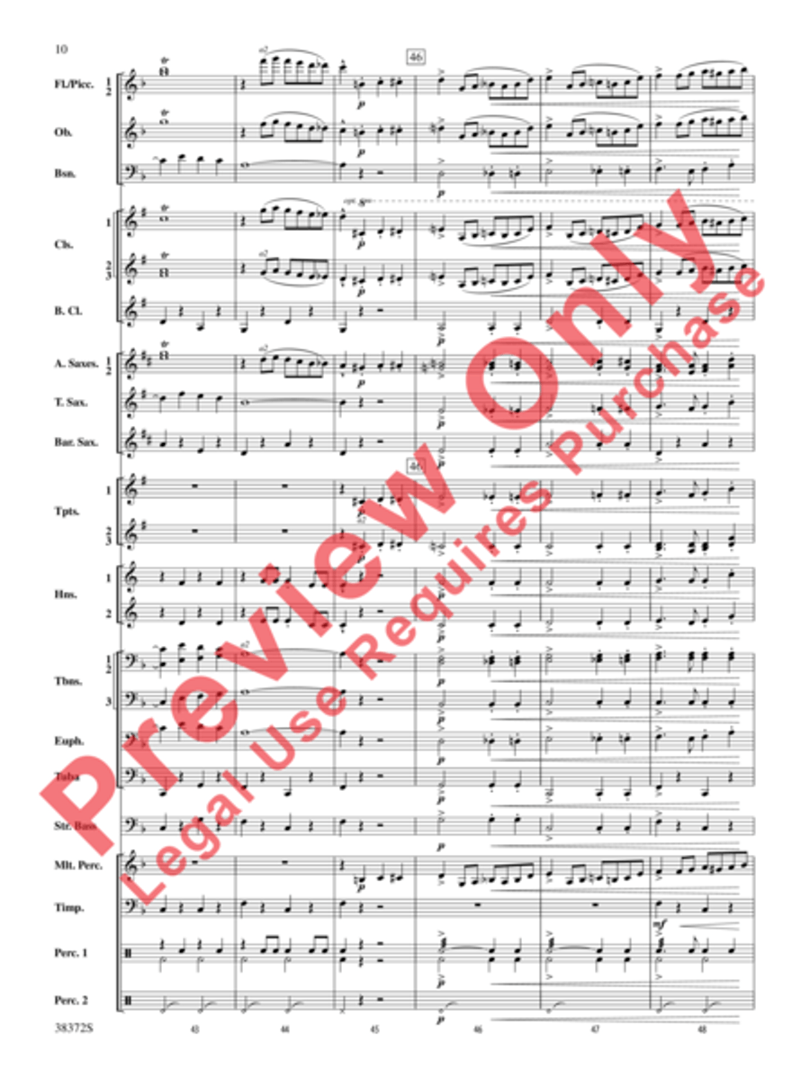 Con Brio Concert Band scores gallery preview page 11