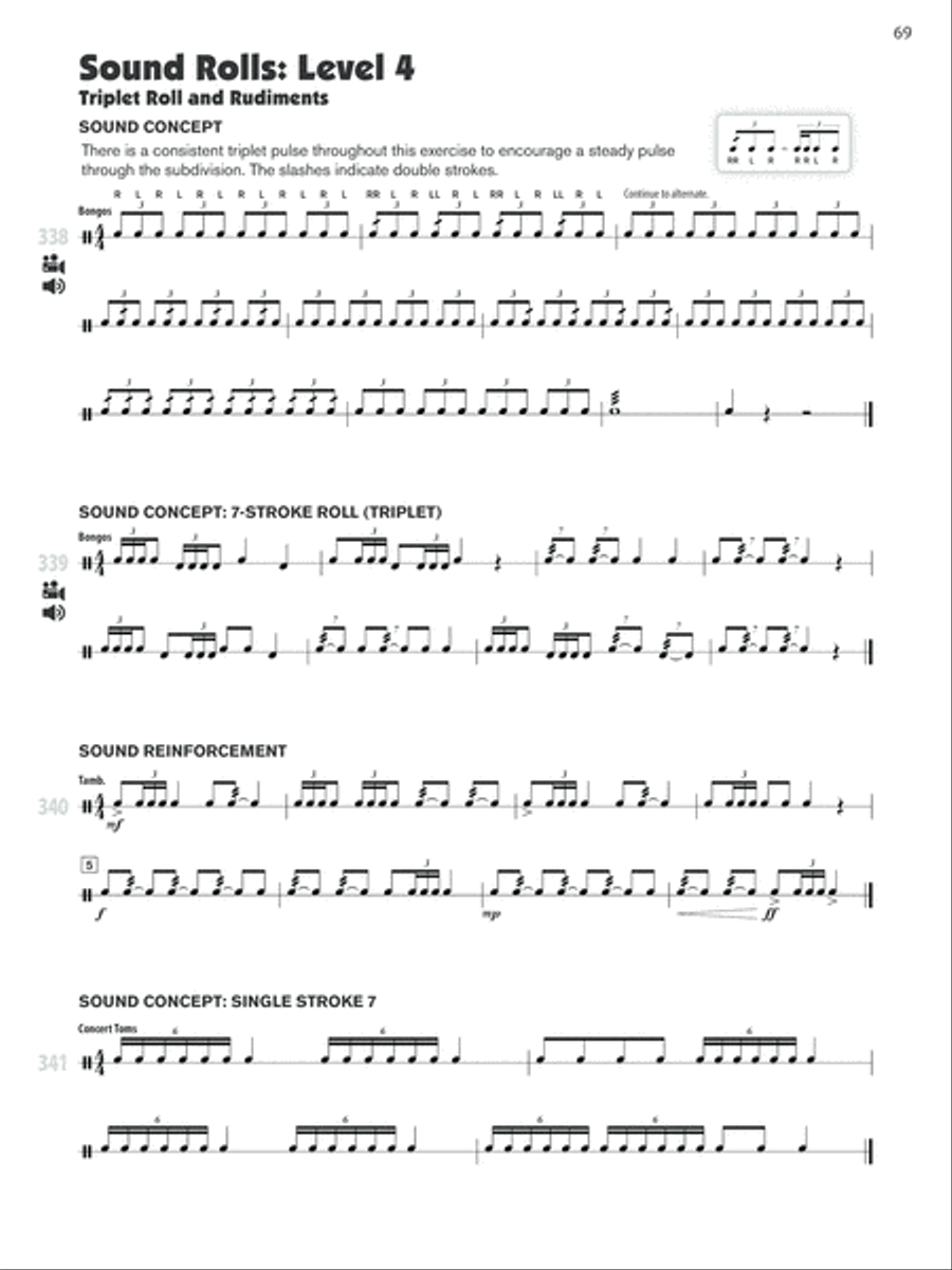 Sound Percussion (Accessory Percussion) Percussion Ensemble scores gallery preview page 4