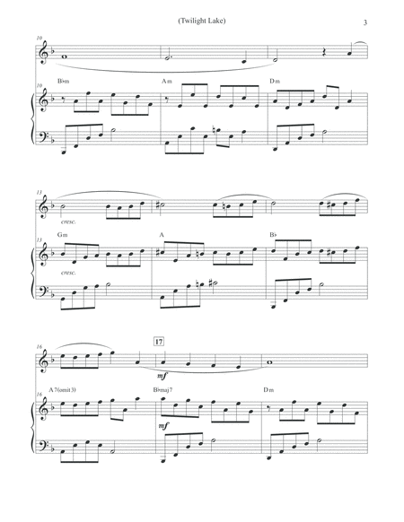 Twilight Lake - Oboe & Piano image number null