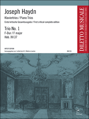 Book cover for Klaviertrio Nr. 1 F-Dur