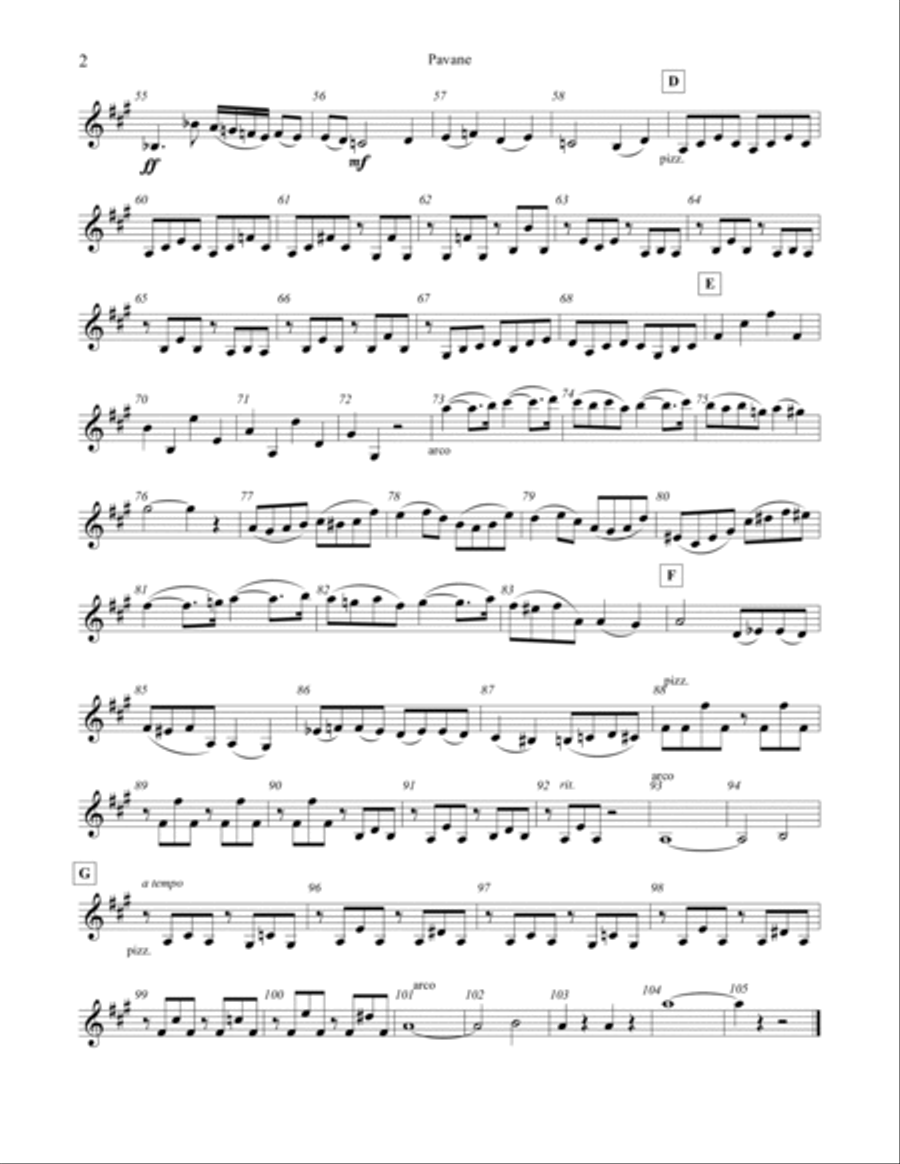 Pavane Pavane String Quartet scores gallery preview page 4