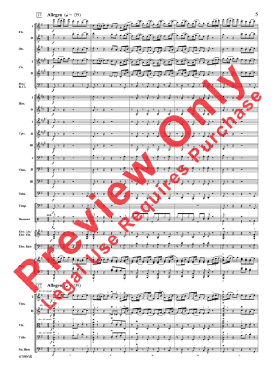 A Mad Russian's Christmas Full Orchestra scores gallery preview page 33