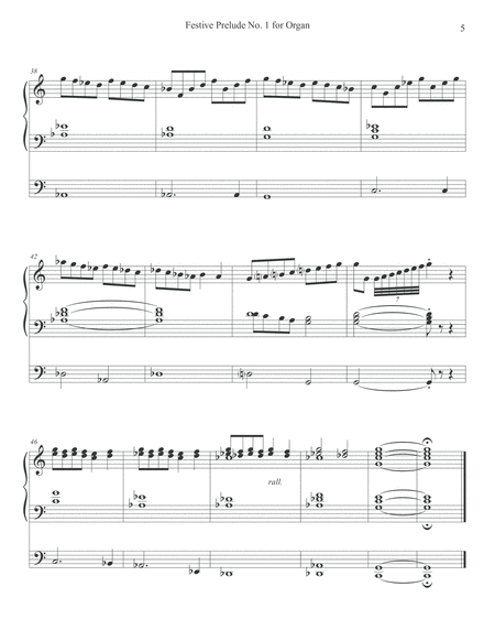 Festive Preludes Nos. 1-5 for Organ image number null