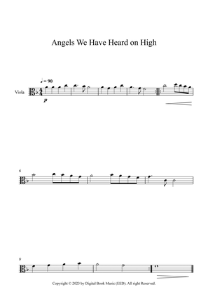 Book cover for Angels We Have Heard on High (Viola)