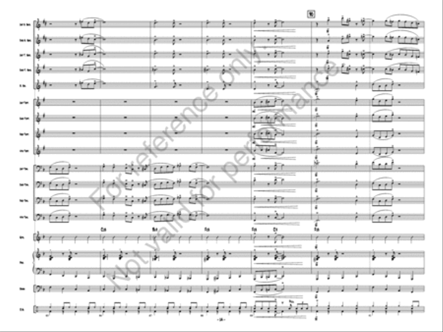 The Big Band Theory Jazz Ensemble scores gallery preview page 14