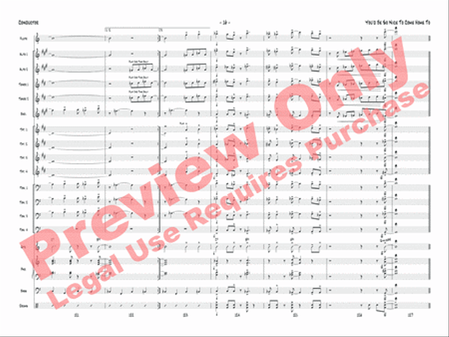 You'd Be So Nice to Come Home To Jazz Ensemble scores gallery preview page 37