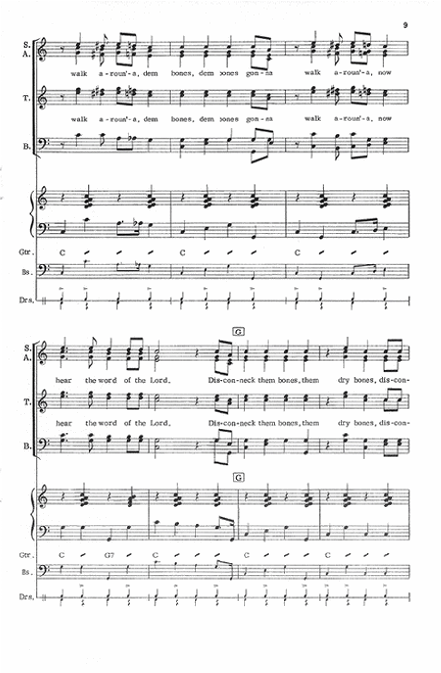 Dry Bones Dry Bones Divisi scores gallery preview page 9