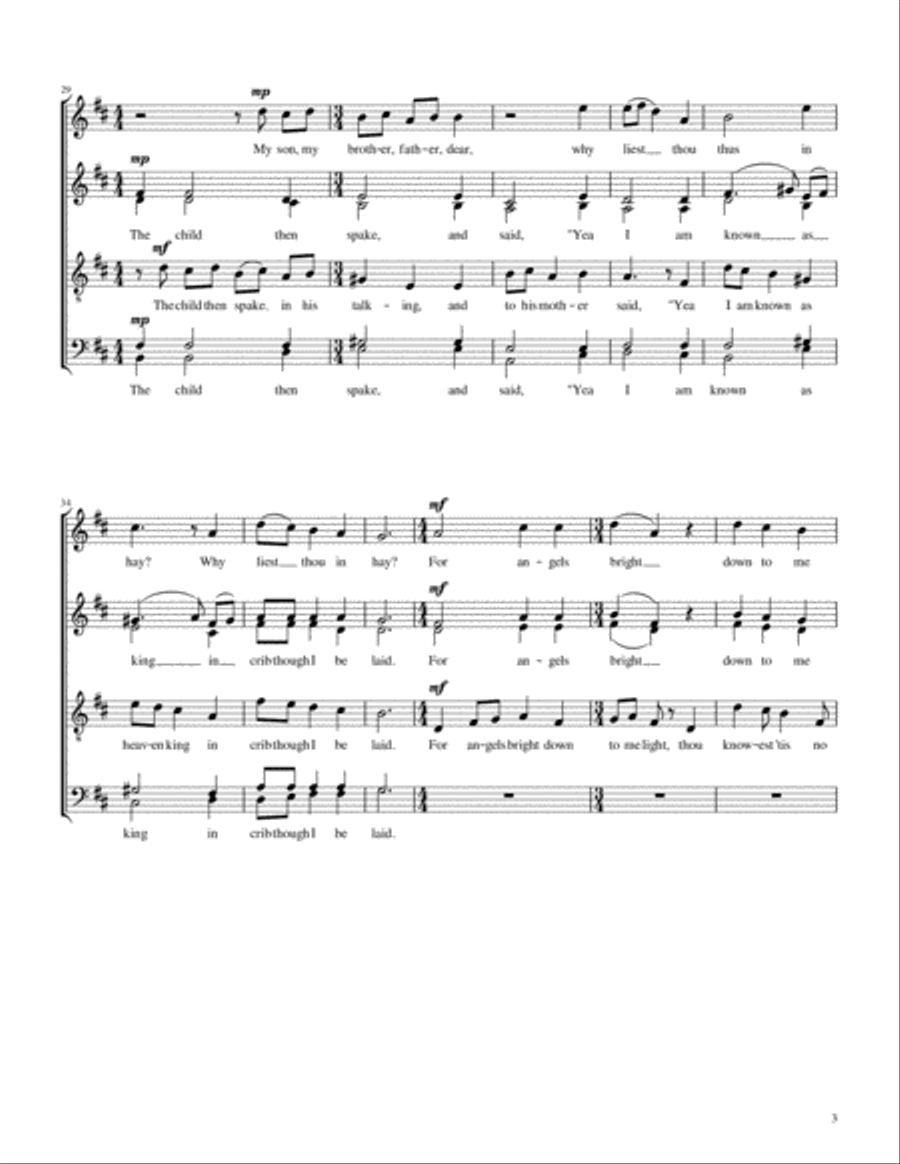 This Endris Night 4-Part scores gallery preview page 3