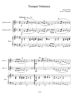 Trumpet Voluntary (Clarinet Duet with Piano Accompaniment)