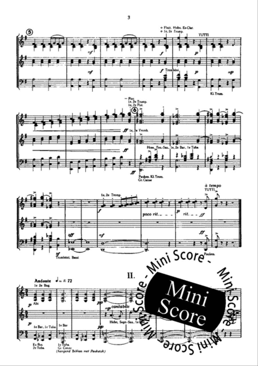 Capricieuse Recreaties Concert Band scores gallery preview page 5