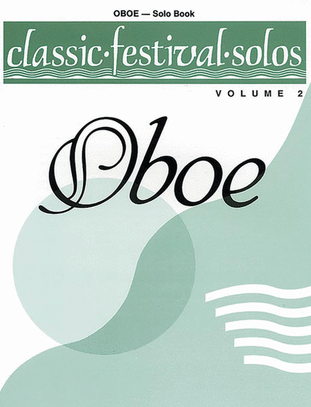 Classic Festivel Solos Oboe Volume Ii Solo Book