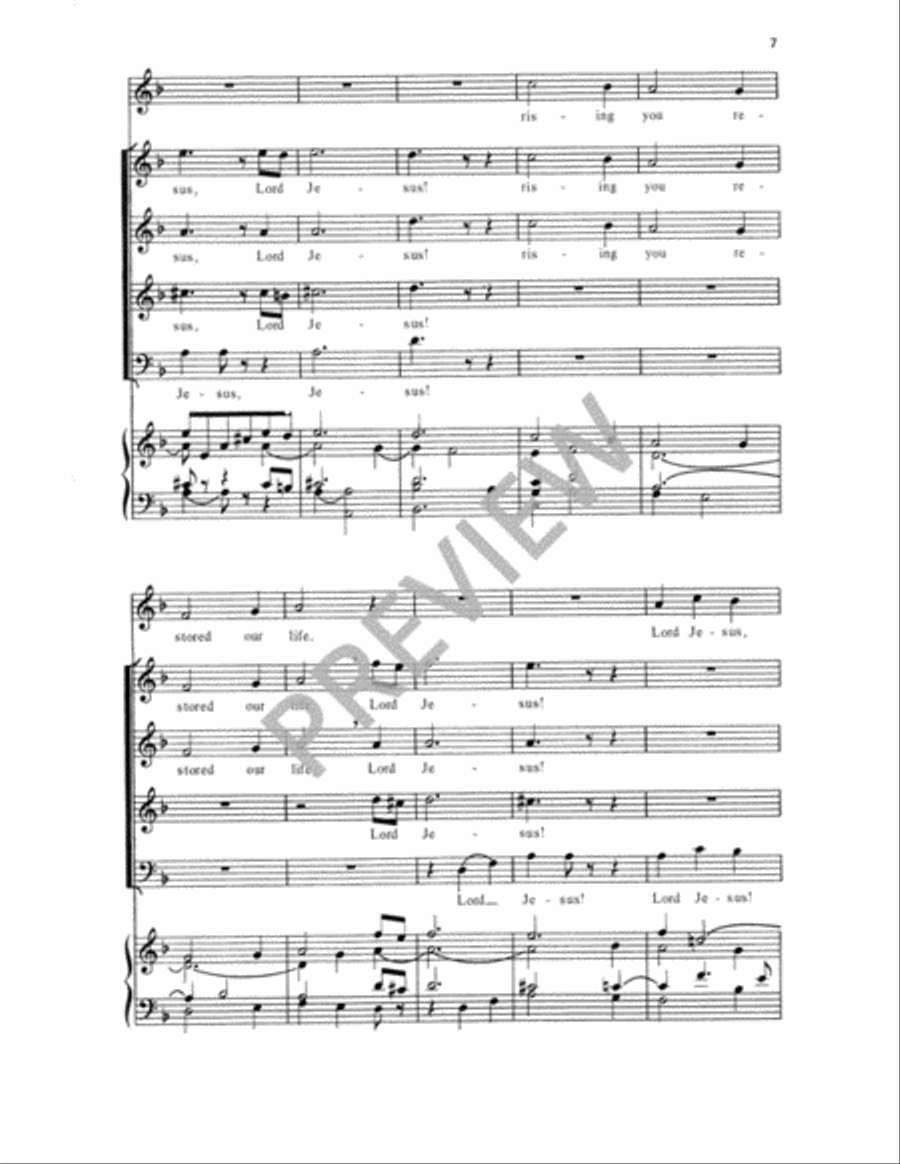 Sanctus in D Minor 4-Part scores gallery preview page 8