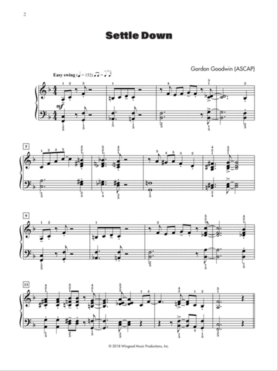 Big Phat Jazz Piano Solos Piano Solo scores gallery preview page 3
