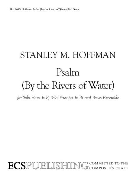 Psalm (By The Rivers Of Water) (Full Score)
