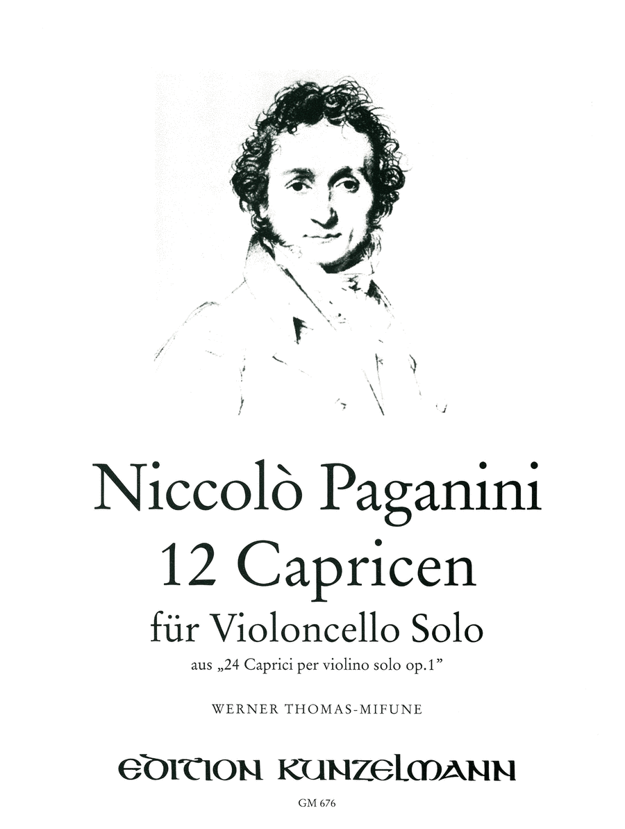 Nicolo Paganini: 12 Caprices