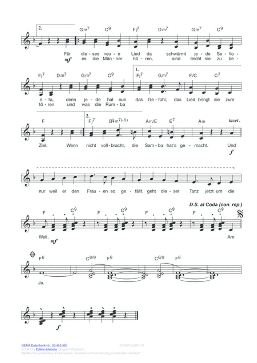 Am Zuckerhut Am Zuckerhut Voice scores gallery preview page 4