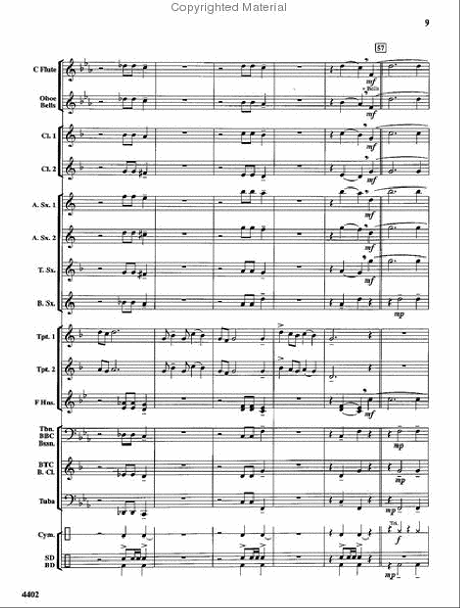 Concordium Concert Band scores gallery preview page 10