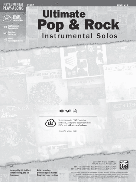 Ultimate Pop & Rock Instrumental Solos for Strings image number null