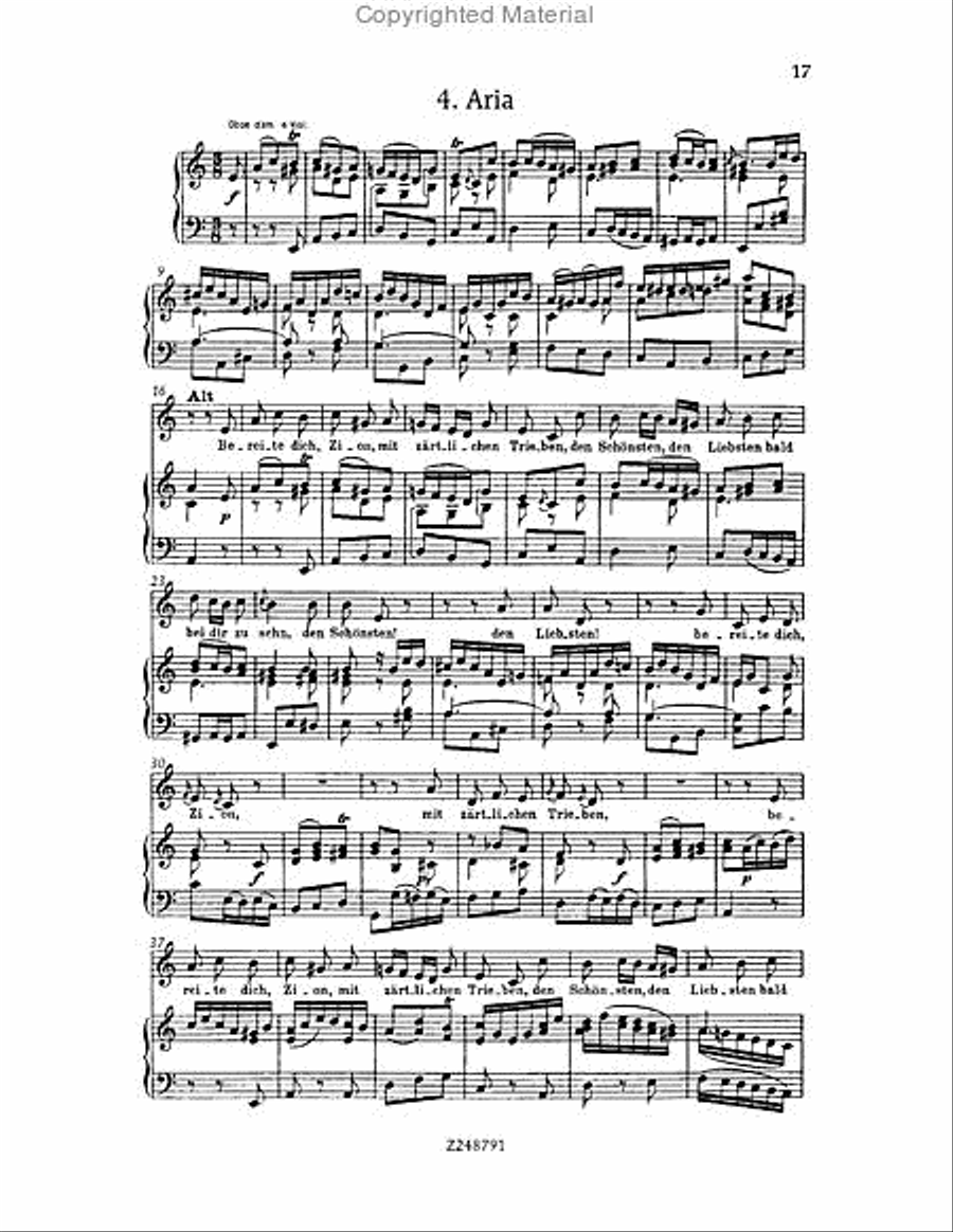 Christmas Oratorio, BWV 248 Choir scores gallery preview page 16
