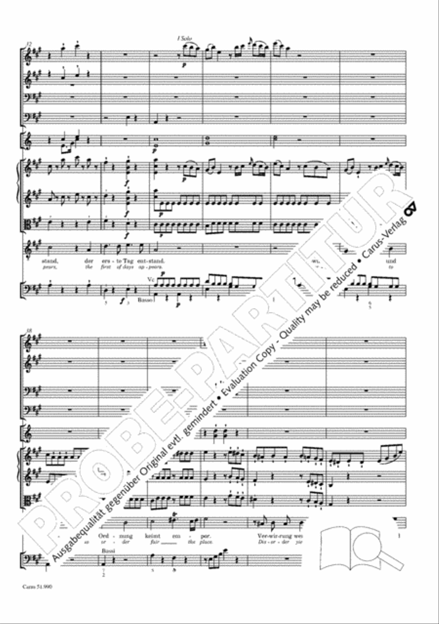 The Creation (Die Schopfung) 4-Part scores gallery preview page 39