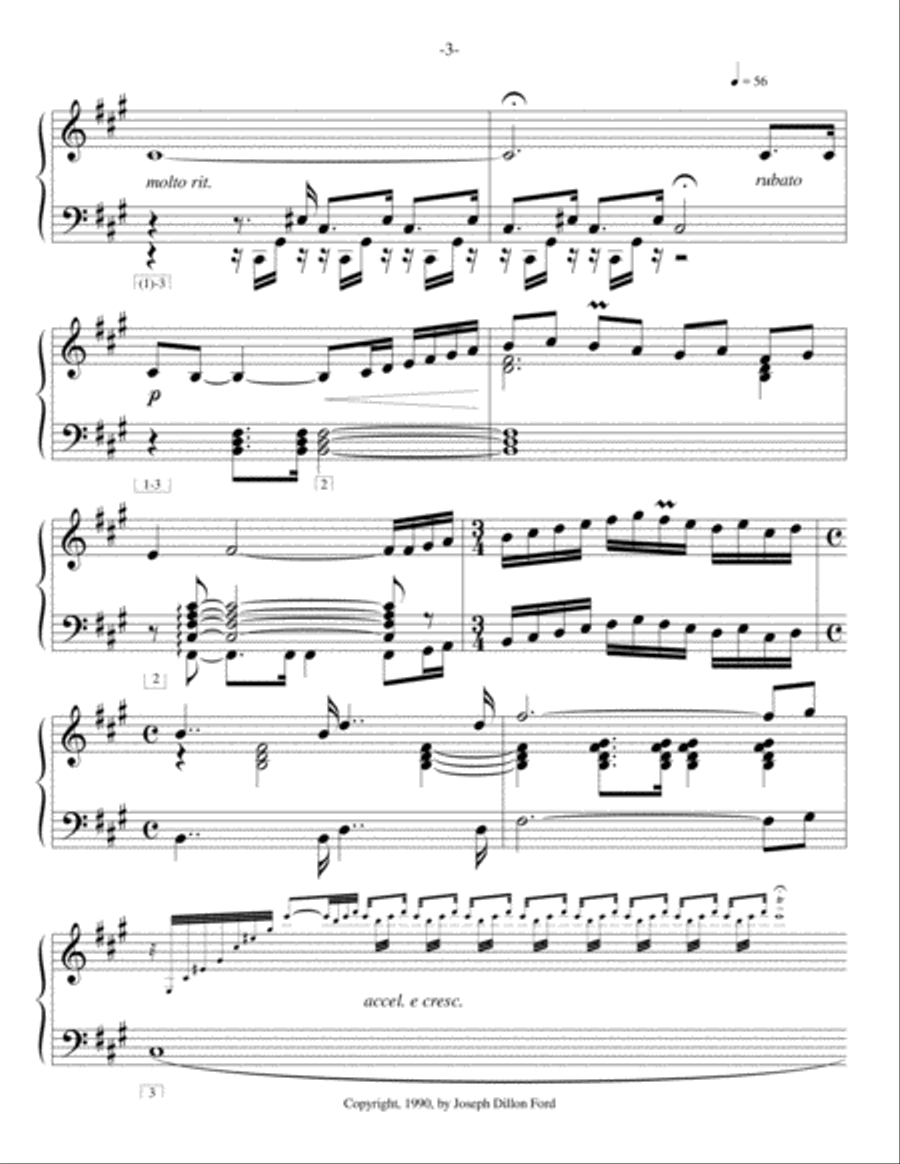From the Shadowland (supplement) for piano solo Piano Solo scores gallery preview page 3