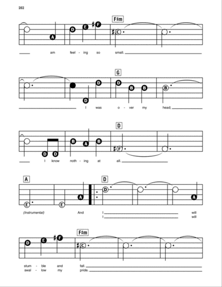 Say Something Electronic Keyboard scores gallery preview page 3