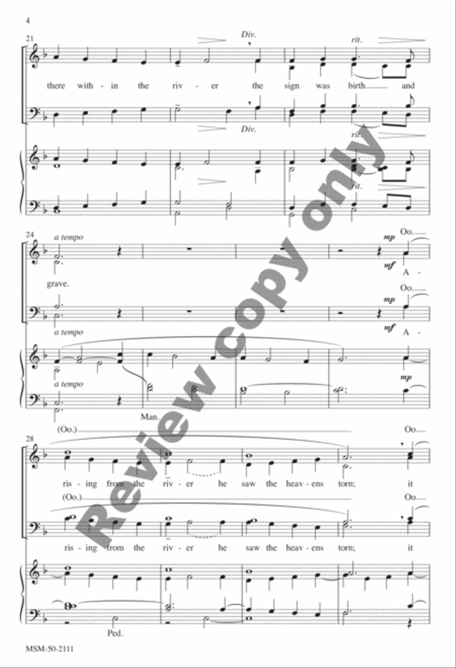 Down Galilee's Slow Roadways 4-Part scores gallery preview page 10