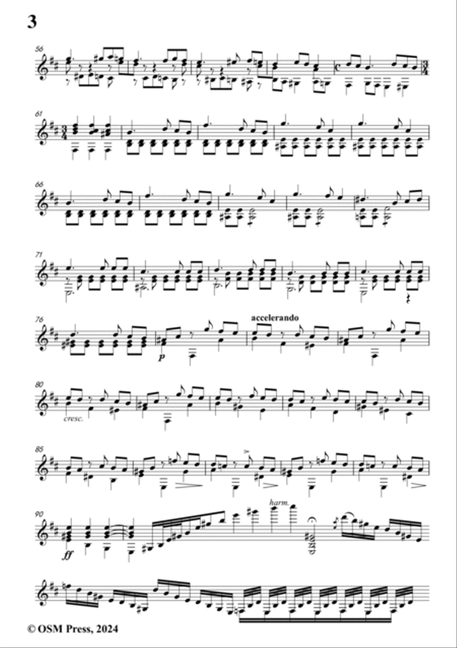 Coste-Grand Caprice pour la Guitare,Op.11,for Guitar Acoustic Guitar scores gallery preview page 4
