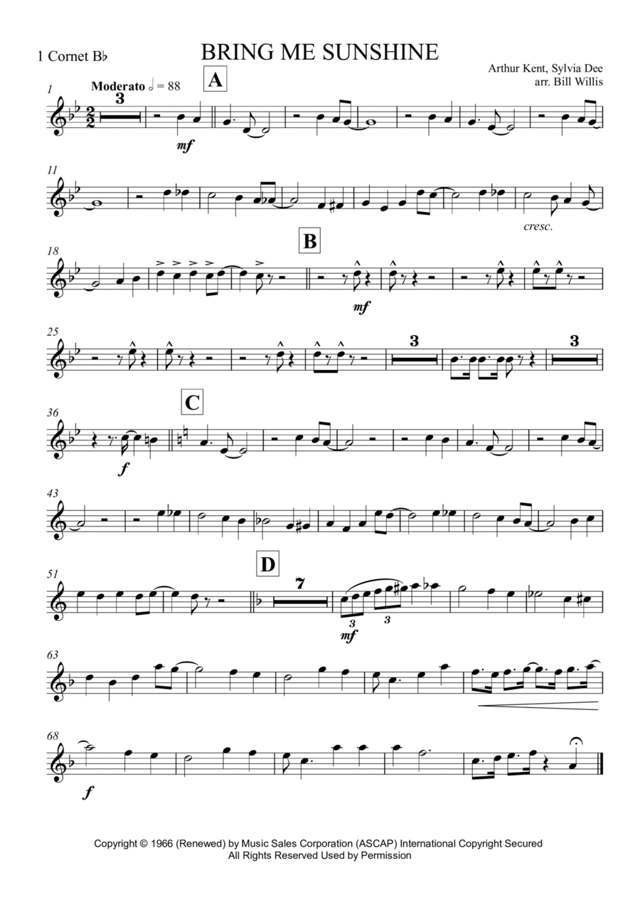 Bring Me Sunshine School and Community scores gallery preview page 1