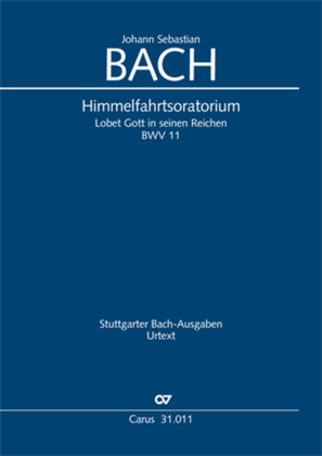 Book cover for Lobet Gott in seinen Reichen (Himmelfahrtsoratorium)