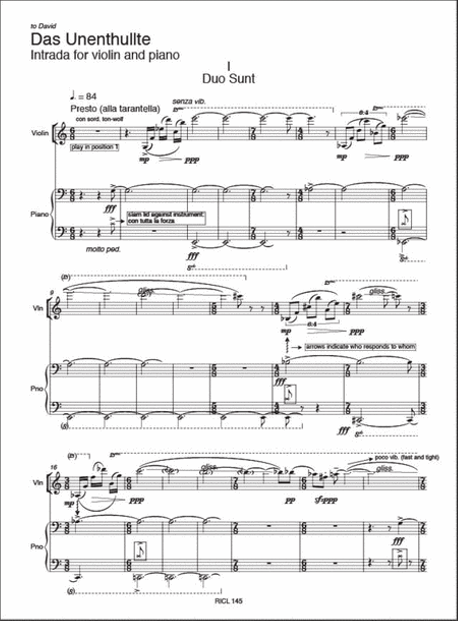 Das unenthullte Das unenthullte Violin Solo scores gallery preview page 2