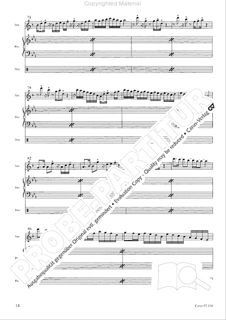 Kommt, es ist alles bereit 4-Part scores gallery preview page 15