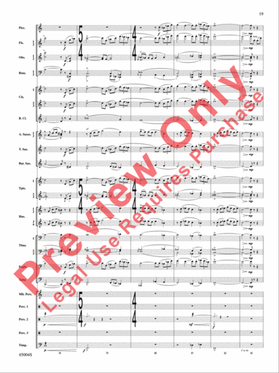 Red Rock Mountain Concert Band scores gallery preview page 20