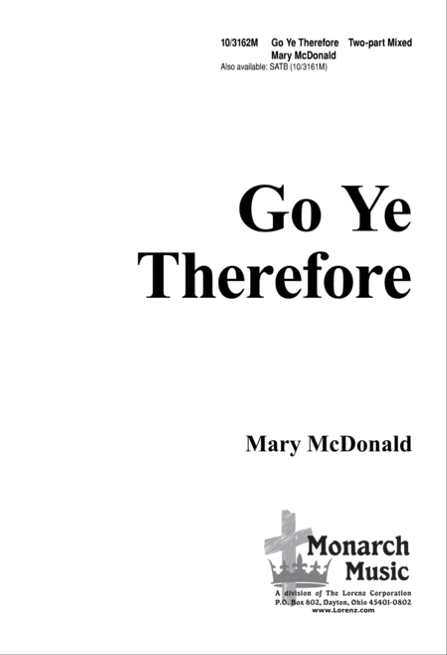 Go Ye, Therefore 2-Part scores gallery preview page 1