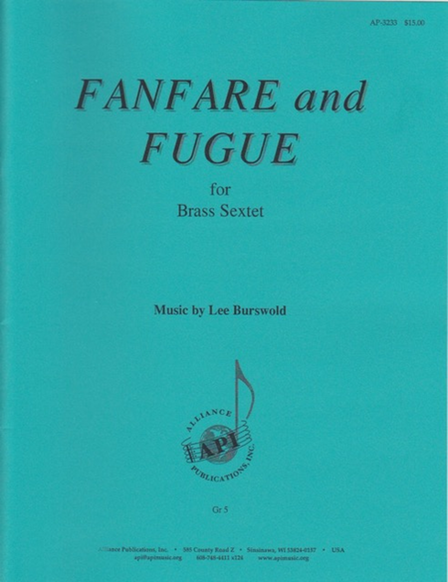 Fanfare and Fugue - Brass Sextet image number null
