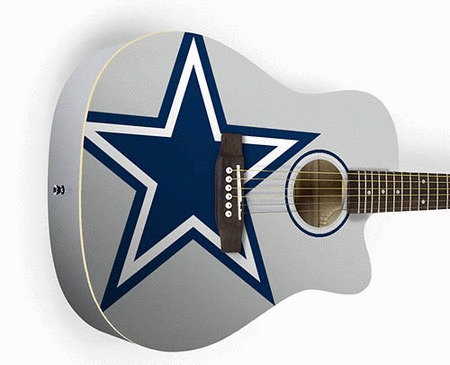 Dallas Cowboys Acoustic Guitar