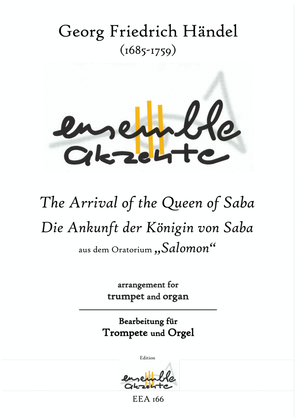 The Arrival of the Queen of Saba from "Salomon" - arrangement for trumpet and organ